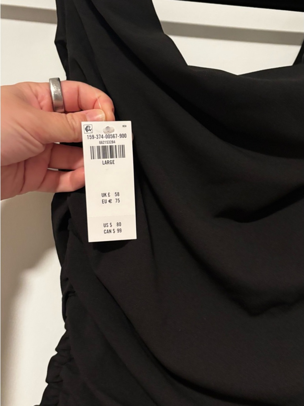 Off-The-Shoulder Ruched Mini Dress - Picture 7 of 8